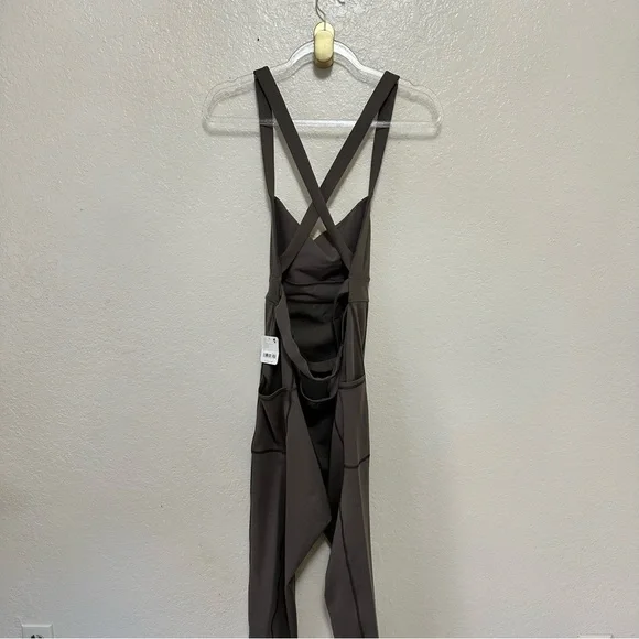 NEW free people movement My High Onesie brown jumpsuit size L - Picture 5 of 14